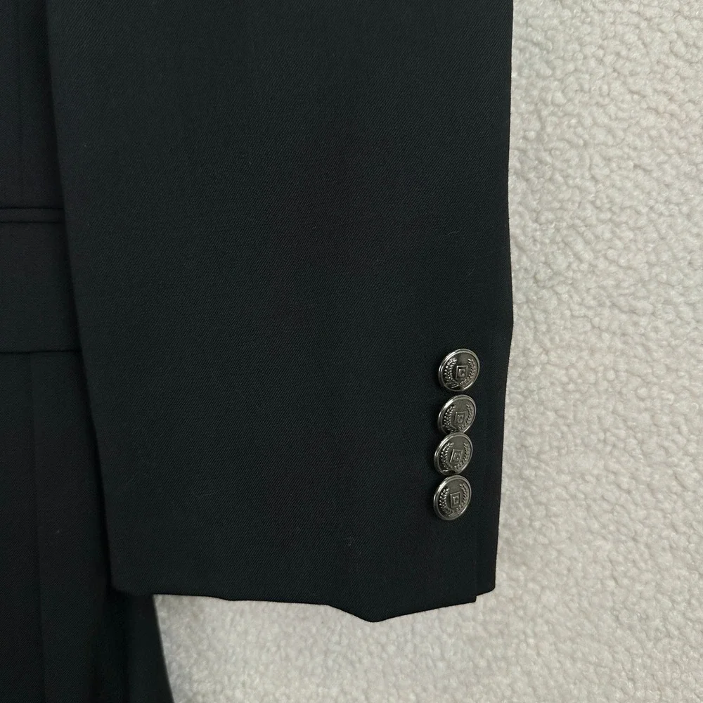 Lauren Ralph Lauren 2-Button Blazer Mens 44R Black Classic Professional